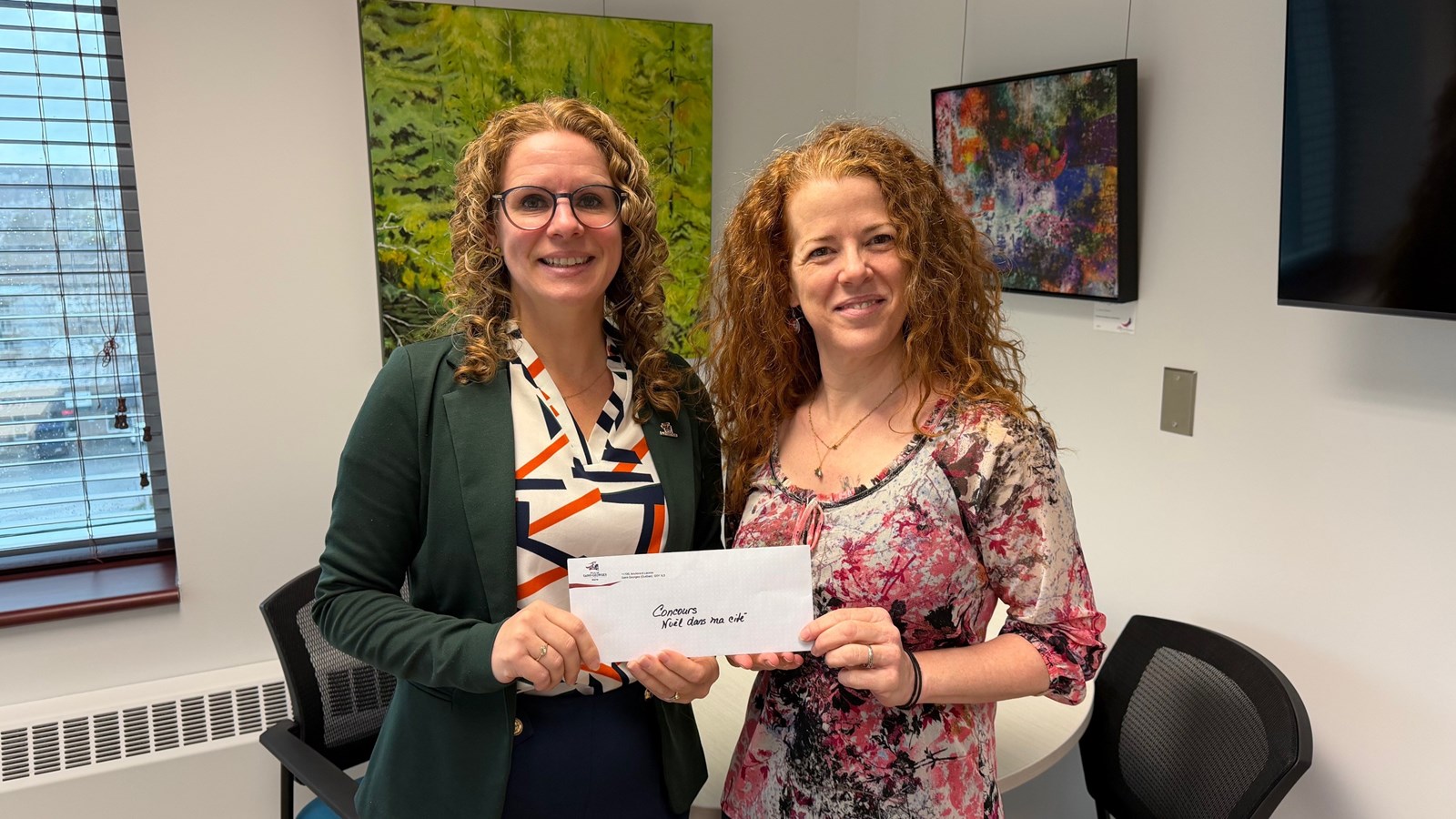 Véronique Bégin-Lamontagne remporte le concours Noël dans ma cité