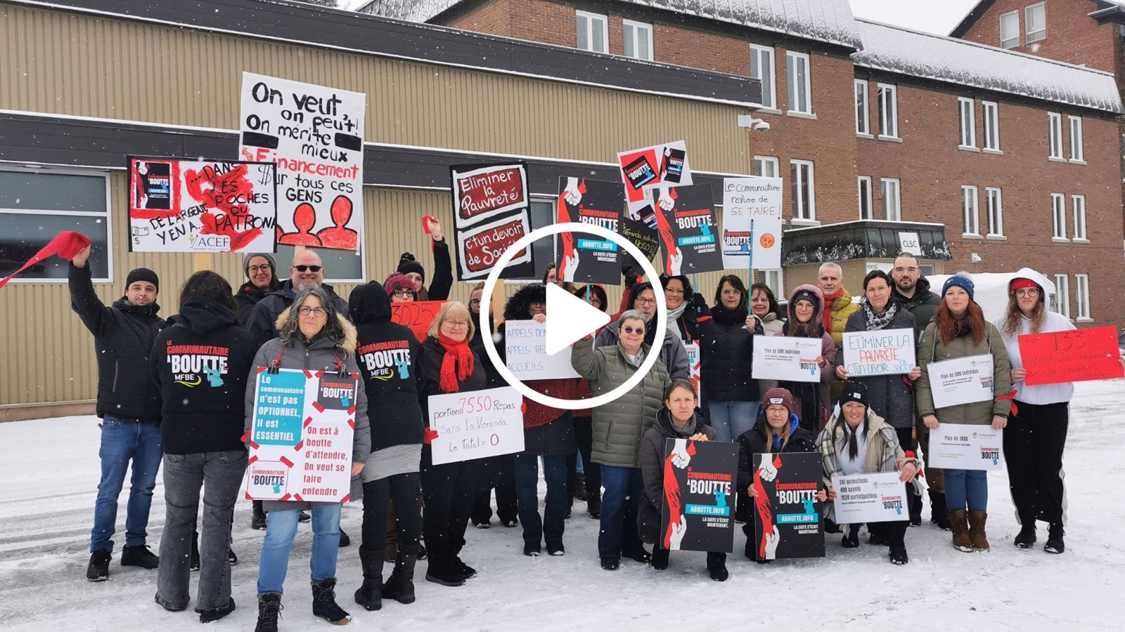 Le communautaire à boutte: une première démonstration publique