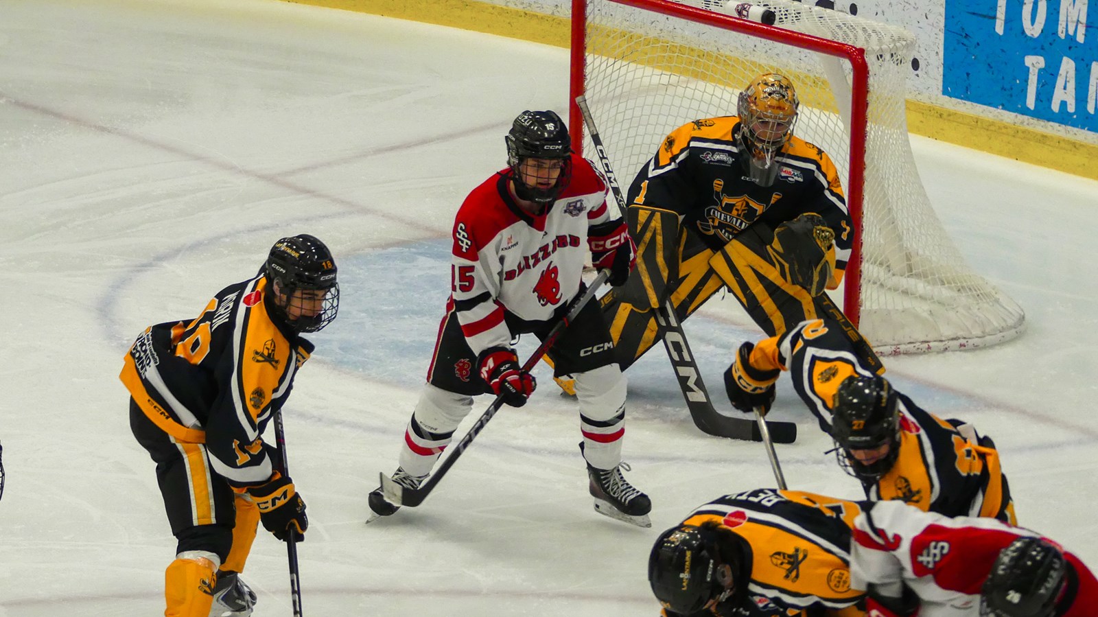 Un premier duel chaudement disputé pour les Chevaliers de Lévis