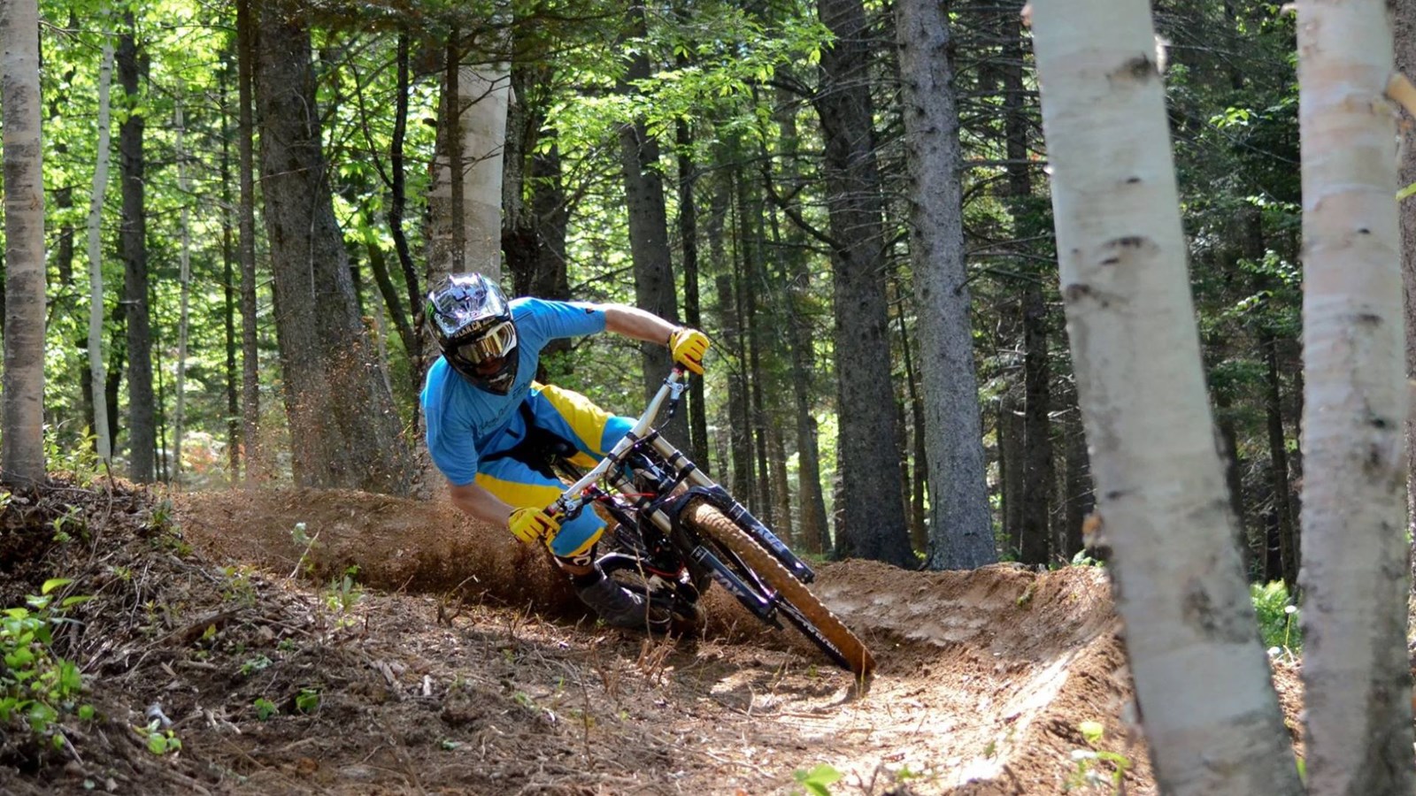 Une première compétition régionale de vélo de montagne  