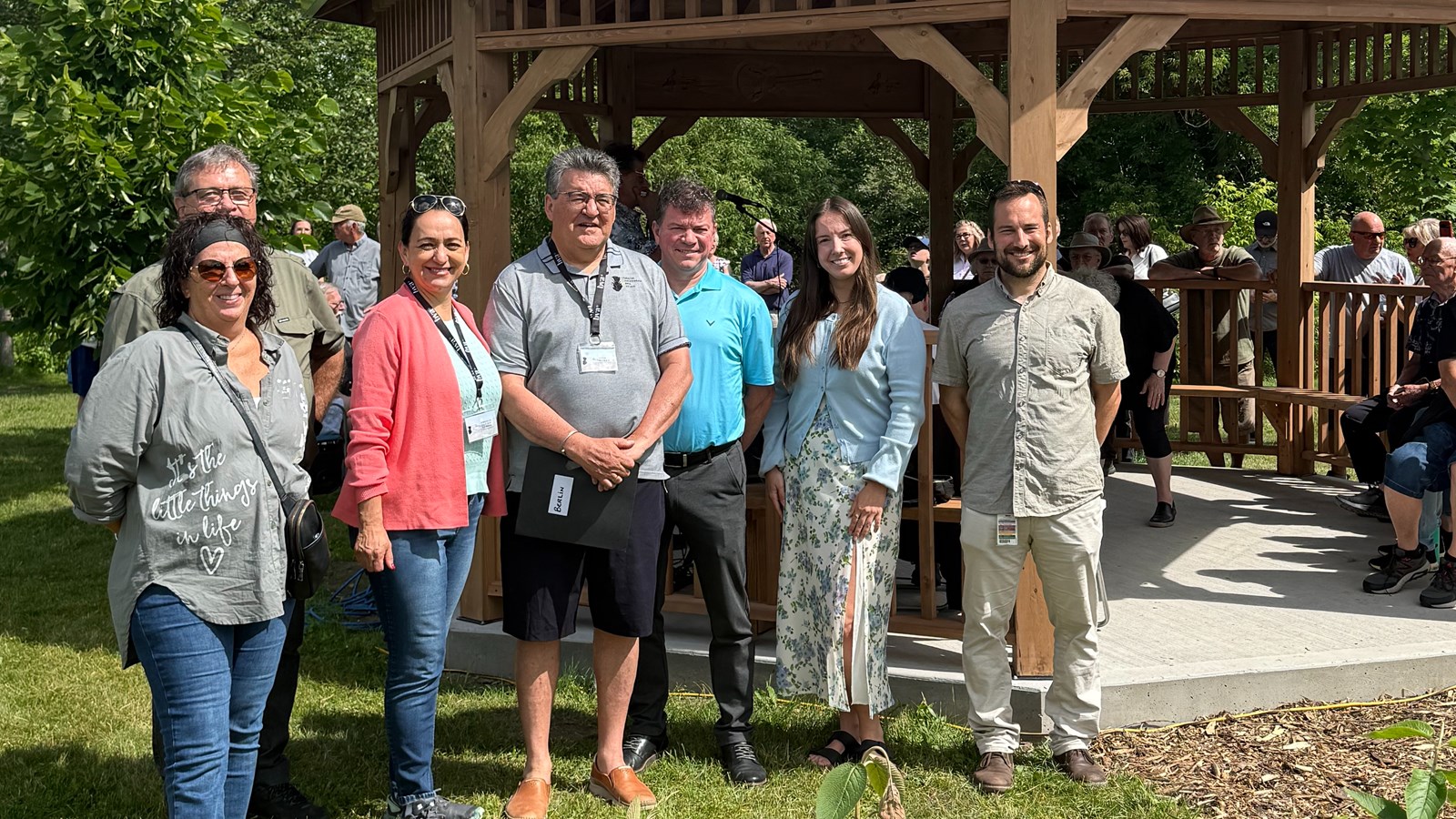 La Gloriette Charles-La-Rocque inaugurée au Domaine Taschereau