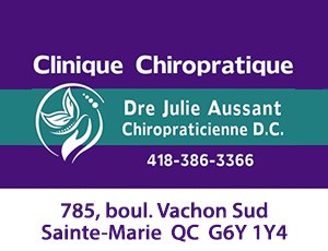 Clinique Dre Julie Aussant Chiropraticienne