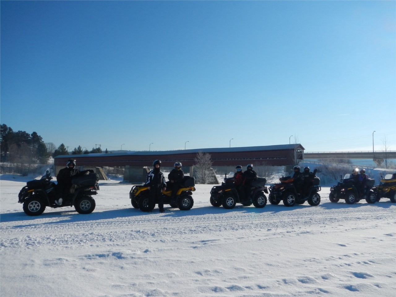 Pont couvert en valeur