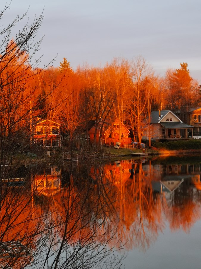 Magnifique levé du soleil