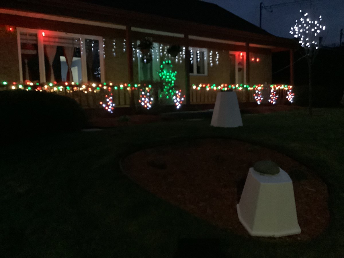 Le devant décorez de ma maison