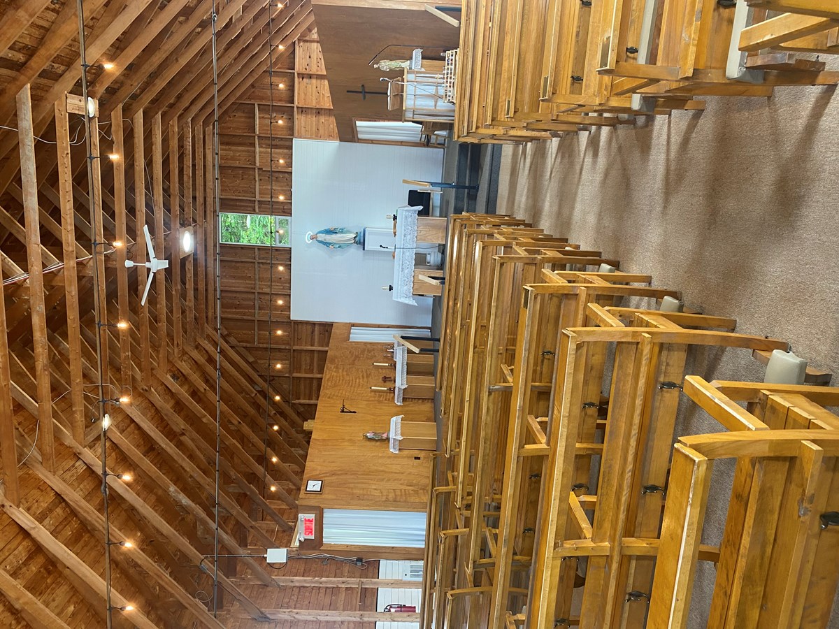  intérieur decla chapelle du Lac Poulin